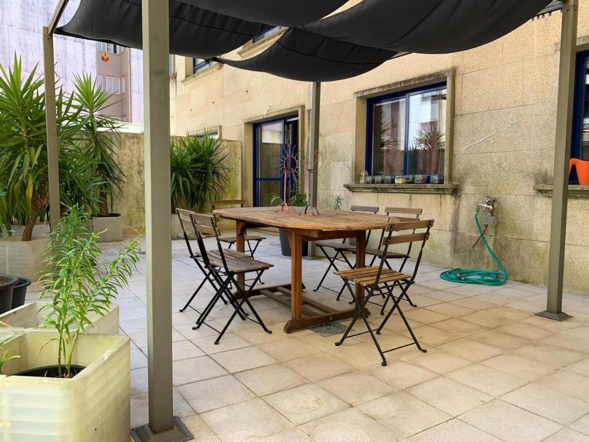 Impresionante Piso En El Centro De Pontevedra Con Terraza Y Parking Leilighet Eksteriør bilde