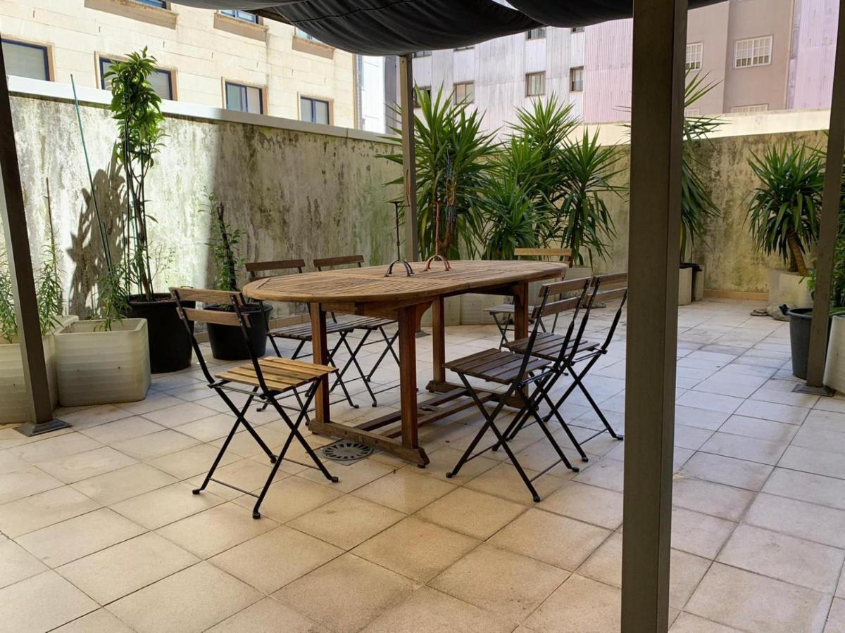 Impresionante Piso En El Centro De Pontevedra Con Terraza Y Parking Leilighet Eksteriør bilde